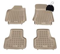 MOTOS Beige tappetini in gomma per auto adatto per Alfa Romeo 159 2005-2012 Migliorate il vostro comfort di viaggio con il tappetino antiscivolo per auto - tappetino per auto per tutte le stagioni, pr