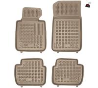 MOTOS Beige tappetini in gomma per auto adatto per BMW Serie 3 E91 2005-2013 Migliorate il vostro comfort di viaggio con il tappetino antiscivolo per auto - tappetino per auto per tutte le stagioni, p