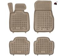 MOTOS Beige tappetini in gomma per auto adatto per BMW Serie 4 F32 2013-2020 Migliorate il vostro comfort di viaggio con il tappetino antiscivolo per auto - tappetino per auto per tutte le stagioni, p