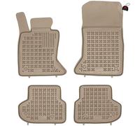 MOTOS Beige tappetini in gomma per auto adatto per BMW Serie 5 F11 2013-2017 Migliorate il vostro comfort di viaggio con il tappetino antiscivolo per auto - tappetino per auto per tutte le stagioni, p