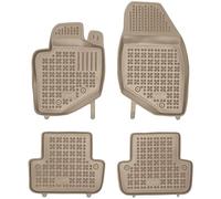MOTOS Beige tappetini in gomma per auto adatto per Volvo XC70 I 2000-2007 Migliorate il vostro comfort di viaggio con il tappetino antiscivolo per auto - tappetino per auto per tutte le stagioni, prot