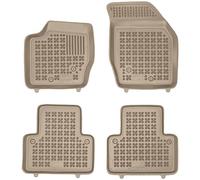 MOTOS Beige tappetini in gomma per auto adatto per Volvo XC90 I 2002-2014 Migliorate il vostro comfort di viaggio con il tappetino antiscivolo per auto - tappetino per auto per tutte le stagioni, prot