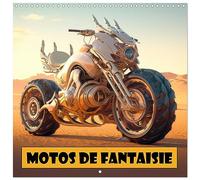 Motos de Fantaisie (Calendrier mural carré 2026 30 x 60 cm (ouvert)) Calendrier double avec une page pour vos prises de notes: Des motos fraîchement sorties du futur (CALVENDO Technologie)