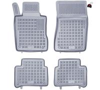 MOTOS Grigio tappetini in gomma per auto adatto per Mercedes-Benz E Classe W211 2002-2009 Migliorate il vostro comfort di viaggio con il tappetino antiscivolo per auto - tappetino per auto per tutte l