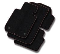 JE01-1 Set Tappetini Velluto Premium Opaco Rosso per Jeep Renegade dal 2014 20 c