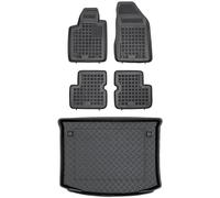 MOTOS Set di tappetini in gomma e tappetini in Pe per il bagagliaio Fiat Bravo II 2007-2014 Migliorate il vostro comfort di viaggio con il tappetino antiscivolo per auto - tappetino per auto per tutte