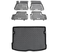 MOTOS Set di tappetini in gomma e tappetini in Pe per il bagagliaio Mercedes-Benz GLA II H247 dal 2019 Migliorate il vostro comfort di viaggio con il tappetino antiscivolo per auto - tappetino per aut