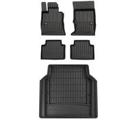 MOTOS Set di tappetini in gomma e tappetini per il bagagliaio per Alfa Romeo Giulia dal 2016 Migliorare il comfort di viaggio con tappetino antiscivolo auto 3D- tappetini per tutte le stagioni auto, p