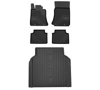 MOTOS Set di tappetini in gomma e tappetini per il bagagliaio per Alfa Romeo Giulia dal 2016 Migliorare il comfort di viaggio con tappetino antiscivolo auto 3D- tappetini per tutte le stagioni auto, p