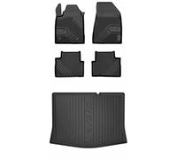MOTOS Set di tappetini in gomma e tappetini per il bagagliaio per Alfa Romeo Giulietta 2010-2020 Migliorare il comfort di viaggio con tappetino antiscivolo auto 3D- tappetini per tutte le stagioni aut
