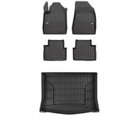 MOTOS Set di tappetini in gomma e tappetini per il bagagliaio per Alfa Romeo Giulietta 2010-2020 Migliorare il comfort di viaggio con tappetino antiscivolo auto 3D- tappetini per tutte le stagioni aut