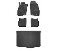 MOTOS Set di tappetini in gomma e tappetini per il bagagliaio per Alfa Romeo MiTo 2008-2018 Migliorare il comfort di viaggio con tappetino antiscivolo auto 3D- tappetini per tutte le stagioni auto, pr