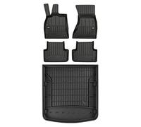 MOTOS Set di tappetini in gomma e tappetini per il bagagliaio per Audi A5 Sportback 8T 2009-2016 Migliorare il comfort di viaggio con tappetino antiscivolo auto 3D- tappetini per tutte le stagioni aut