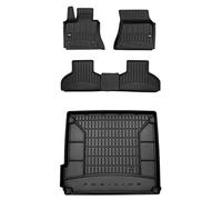 MOTOS Set di tappetini in gomma e tappetini per il bagagliaio per BMW X5 F15 2013-2018 Migliorare il comfort di viaggio con tappetino antiscivolo auto 3D- tappetini per tutte le stagioni auto, protezi