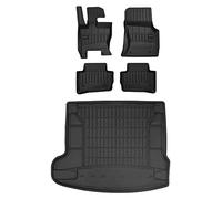 MOTOS Set di tappetini in gomma e tappetini per il bagagliaio per Land Rover Range Rover Velar dal 2017 Migliorare il comfort di viaggio con tappetino antiscivolo auto 3D- tappetini per tutte le stagi