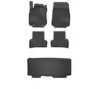MOTOS Set di tappetini in gomma e tappetini per il bagagliaio per Renault Modus 2004-2012 Migliorare il comfort di viaggio con tappetino antiscivolo auto 3D- tappetini per tutte le stagioni auto, prot