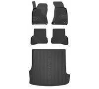 MOTOS Set di tappetini in gomma e tappetini per il bagagliaio per Volkswagen Passat B5 1996-2005 Migliorare il comfort di viaggio con tappetino antiscivolo auto 3D- tappetini per tutte le stagioni aut