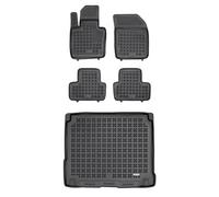 MOTOS Set di tappetini in gomma e tappetini per il bagagliaio per Volvo XC60 II dal 2017 Migliorate il vostro comfort di viaggio con il tappetino antiscivolo per auto - tappetino per auto per tutte le