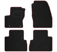 MOTOS Strike Tappetini auto Velours per auto destinato a Ford Grand C-MAX II 2012-2019 5 passeggeri - Standard, Tessuto, Rosso tappetino auto - Provate un nuovo comfort di guida con un set di tappetin