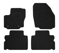 MOTOS Strike Tappetini auto Velours per auto destinato a Ford S-MAX I 2006-2015 5 passeggeri - Standard, Tessuto, Nero tappetino auto - Provate un nuovo comfort di guida con un set di tappetini in vel