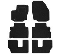 MOTOS Strike Tappetini auto Velours per auto destinato a Ford S-MAX I 2006-2015 7 passeggeri - Standard, Tessuto, Grigio tappetino auto - Provate un nuovo comfort di guida con un set di tappetini in v