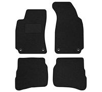 MOTOS Strike Tappetini auto Velours per auto destinato a Volkswagen Passat B5 1996-2005 Fissaggi ovali - Standard, Tessuto, Nero tappetino auto - Provate un nuovo comfort di guida con un set di tappet