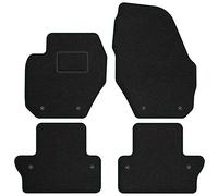 MOTOS Strike Tappetini auto Velours per auto destinato a Volvo V60 I 2010-2018 - Standard, Tessuto, Nero tappetino auto - Provate un nuovo comfort di guida con un set di tappetini in velluto