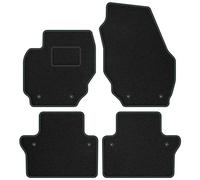 MOTOS Strike Tappetini auto Velours per auto destinato a Volvo V70 III 2007-2016 - Standard, Tessuto, Grigio tappetino auto - Provate un nuovo comfort di guida con un set di tappetini in velluto