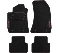 MOTOS Tappetini auto in velluto personalizzato Serie Carbon destinato a Alfa Romeo 159 2005-2008 prima del lifting - Premium, Carbon, Rosso Rinfrescate il look della vostra auto con tappetino in vellu