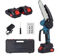 MOTOSEGA 48V a Batteria 6 Pollici Mini Sega Elettrosega 2 Batterie Taglio Rami