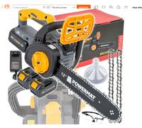 Motosega A Batteria 21V 4Ah Sega Da Giardino Utensile Da Taglio Rami Giardino