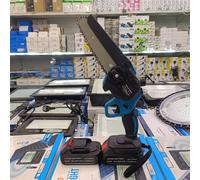 MOTOSEGA A BATTERIA 96V MINI ELETTROSEGA POTATORE LAMA 8 POLLICI DOPPIA BATTERIA