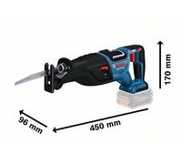Bosch GSA 185-LI 2900 spm (fogli per minuto) Nero