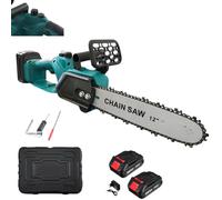 MOTOSEGA A BATTERIA CON LAMA DA 12" ELETTROSEGA CON DOPPIA BATTERIA DA 88V