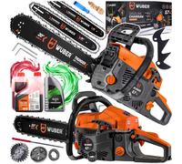 Motosega A Benzina 5,7CV Motore 58cc SET 2xCatene 2xBarre