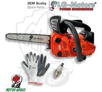 MOTOSEGA A SCOPPIO 25 CC POTATURA ALBERI BARRA 25 CM CARVING LEGGERA AD UNA MANO