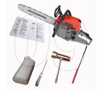 MOTOSEGA A SCOPPIO 52 CC LAMA CON CATENA DA 76 MAGLIE 50 CC PROFESSIONAL POTA