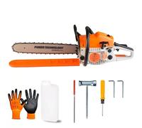 Motosega a scoppio 52cc profondita' lama 50cm professionale per giardinaggio