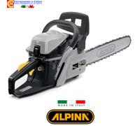 Motosega a Scoppio ALPINA Benzina 2 Tempi 45cc Barra 45cm Alte Prestazioni