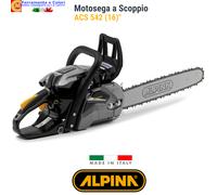 Motosega a Scoppio ALPINA FARMER Benzina 2 Tempi 42,4cc Barra 40cm Professionale