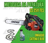 Motosega a scoppio da potatura Echo CS-2511 TES 3/8 barra 25 cm + omaggi