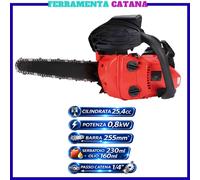motosega a scoppio da potatura per pota taglio carving 25cc lama 25 cm 2 tempi