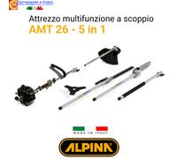 Motosega a Scoppio Telescopica Attrezzo Multifunzione Utensili 5 in 1 ALPINA 25c