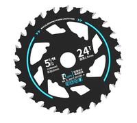 Motosega circolare per motosega elettrica al litio, design in lega con riduzione del rumore e dissipatore di calore, 24 denti, strumento professionale per falegnami