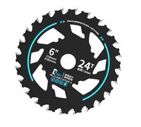 Motosega circolare per motosega elettrica al litio, design in lega con riduzione del rumore e dissipatore di calore, 24 denti, strumento professionale per falegnami