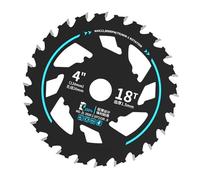 Motosega circolare per motosega elettrica al litio, design in lega con riduzione del rumore e dissipatore di calore, 24 denti, strumento professionale per falegnami