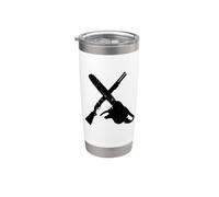 Motosega e fucile Zombie Hunter Bicchiere termico in acciaio inox doppia parete