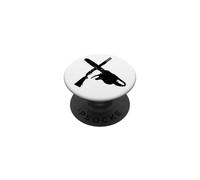 Motosega e fucile Zombie Hunter PopSockets PopGrip Adesivo