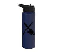 Motosega e fucile Zombie Hunter Stainless Steel Insulated Water Bottle