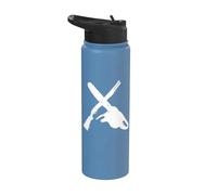 Motosega e fucile Zombie Hunter Stainless Steel Insulated Water Bottle